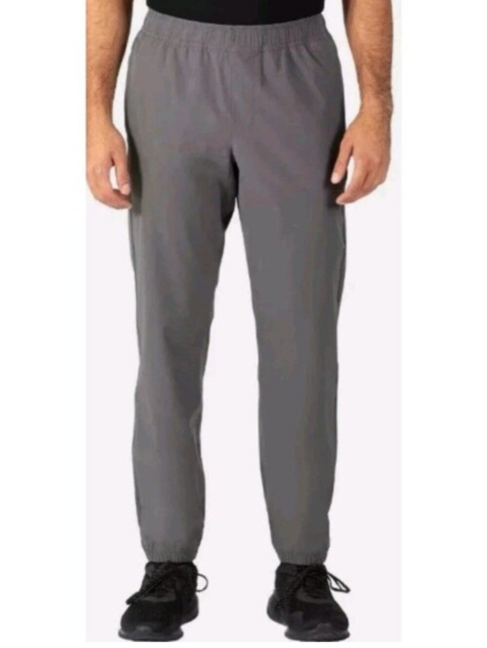 Soybu Men's Woven Jogger Pants, Gray, Size L 4-Way Stretch, Water Resistant